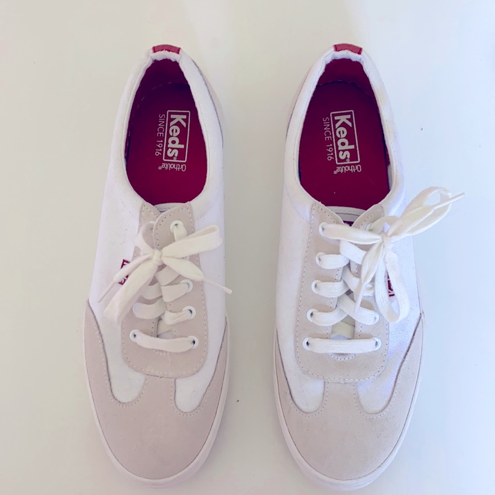 Keds Tournament Retro Court Textile/Suede Sneakers